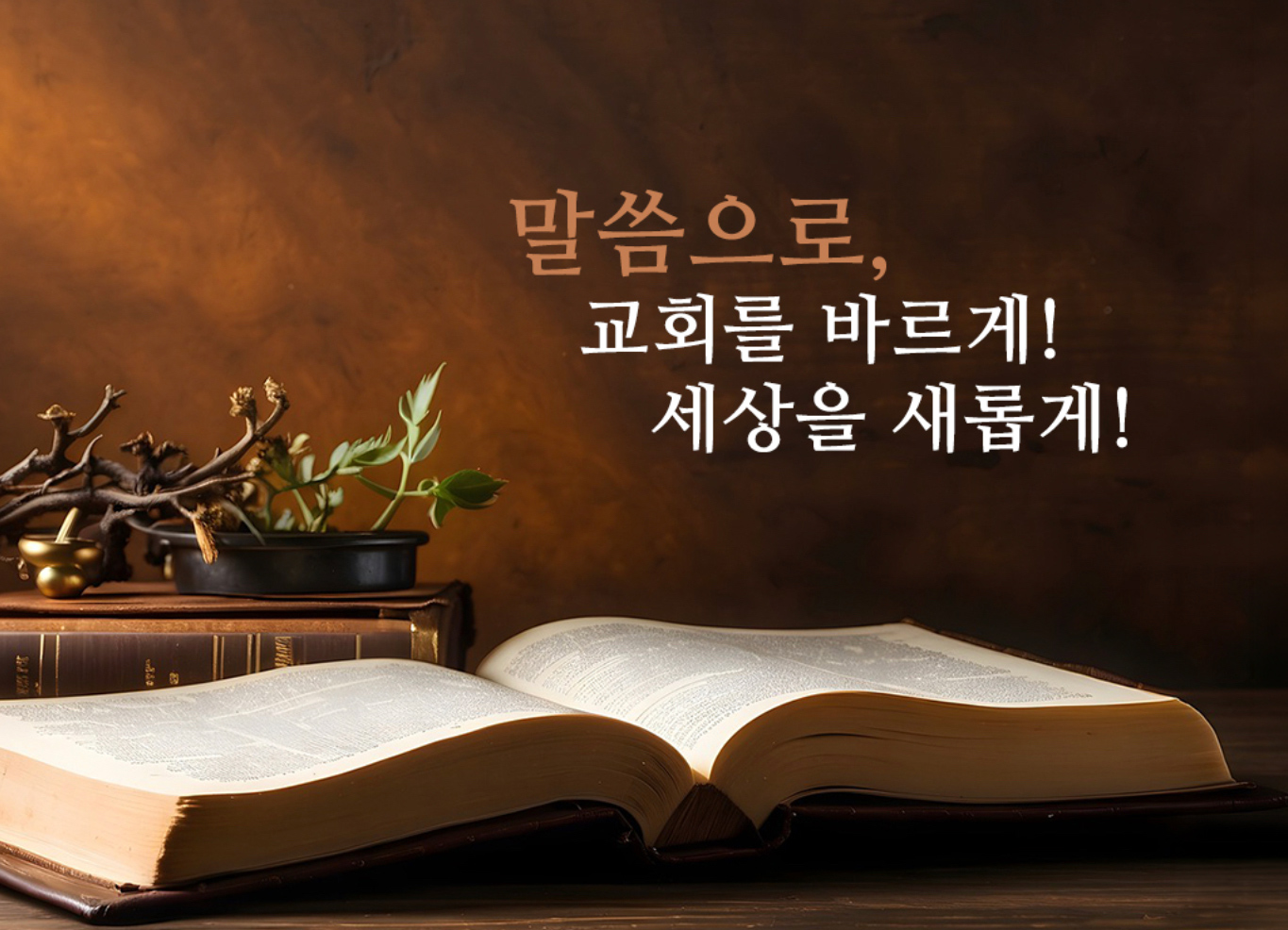 말씀으로 교회를 바르게, 세상을 새롭게